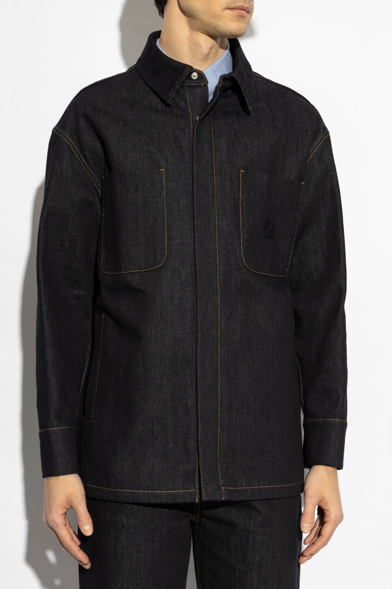ジャケット・アウター Archive FENDI Gradation Denim Shirt ジャケット・アウター Archive FENDI Gradation Denim Shith